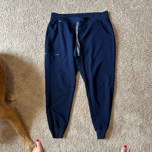 Navy Figs Jogger Scrub Pants